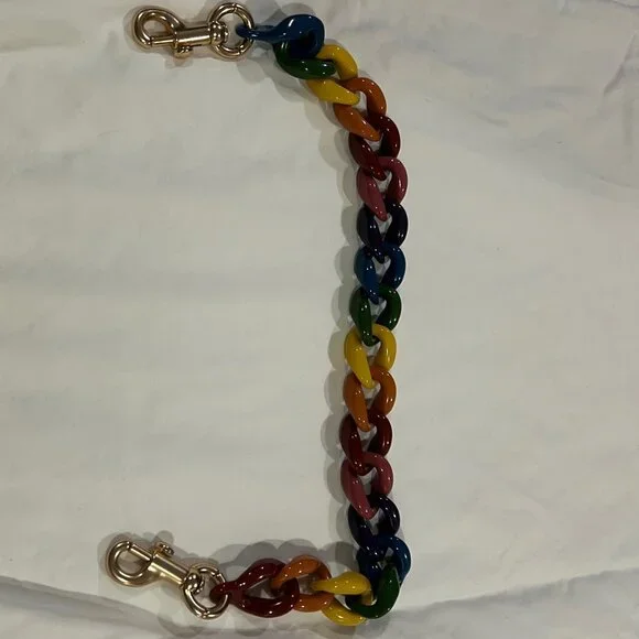 Coach STRAP ONLY - Rainbow Strap from a Charlotte Shoulder Bag--NWOT - Picture 2 of 4
